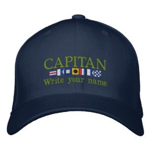 Aangepast Spaans Kapitan Nautical Flags Geborduurde Pet