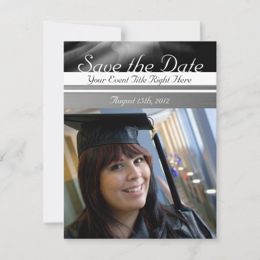 Aangepast sparen de Datum Save The Date (Voorkant)