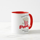 Aangepast sparen de Mok van de Datum Popcorn (Voorkant rechts)