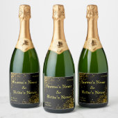 Aangepast Sparkling Wijnetiket (Flessen)