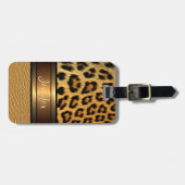 Aangepast spatbord voor luipaard bagagelabel (Voorkant horizontaal)