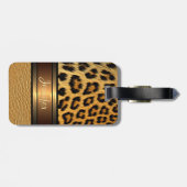 Aangepast spatbord voor luipaard bagagelabel (Achterkant horizontaal)