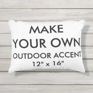 Aangepast, speciaal aangepast 12 x 16-inch BUITENS Buitenkussen