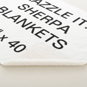 Aangepast, speciaal aangepast 30 x 40-inch Sherpa  Deken (3/4)