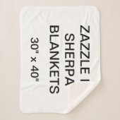 Aangepast, speciaal aangepast 30 x 40-inch Sherpa Sherpa Deken (Voorkant)