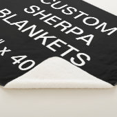 Aangepast, speciaal aangepast 30 x 40-inch Sherpa  Sherpa Deken (3/4)