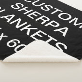 Aangepast, speciaal aangepast 50 x 60-inch Sherpa  Deken (3/4)