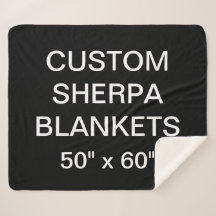 Aangepast, speciaal aangepast 50 x 60-inch Sherpa 