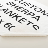Aangepast, speciaal aangepast 50 x 60-inch Sherpa  Sherpa Deken (3/4)