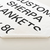 Aangepast, speciaal aangepast 60 x 80-inch Sherpa  Deken (3/4)