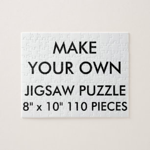 Aangepast, speciaal aangepast 8 x 10 inch Jigzaag Legpuzzel