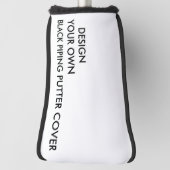 Aangepast, speciaal aangepast Hoesje voor Black Pu Golfheadcover (Draai 90)