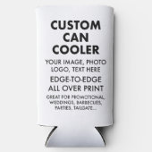 Aangepast, speciaal aangepast Sleeve Slim Koelbox  Seltzer Blikjeskoeler (Voorkant)