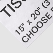 Aangepast, speciaal voor beige weefsels bestemd pa tissuepapier (Detail)