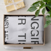 Aangepast, speciaal voor beige weefsels bestemd pa tissuepapier (Geschenk)