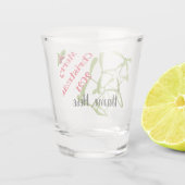 Aangepast, speciaal voor kerstmis afdrukken ontwor shot glas (Achterkant)