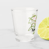 Aangepast, speciaal voor kerstmis afdrukken ontwor shot glas (Links)