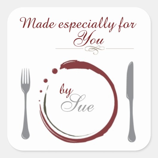 Aangepast speciaal voor u Stickers (Voorkant)