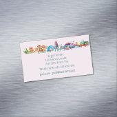 Aangepast Speelgoed Shop Visitekaartje Magnetisch Visitekaartje (Voorbeeld)