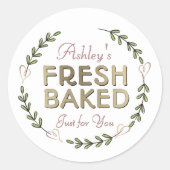 Aangepast spektakel voor jou met Jouw naam Ronde Sticker (Voorkant)