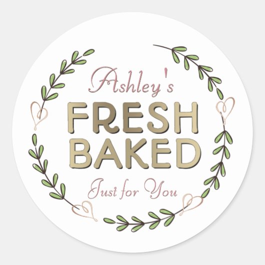 Aangepast spektakel voor jou met Jouw naam Ronde Sticker (Voorkant)