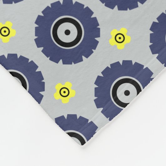 Aangepast spekveeg fleece deken (Hoek)