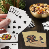 Aangepast spel kaarten met Schattige Dachshond Pup (Insitu)