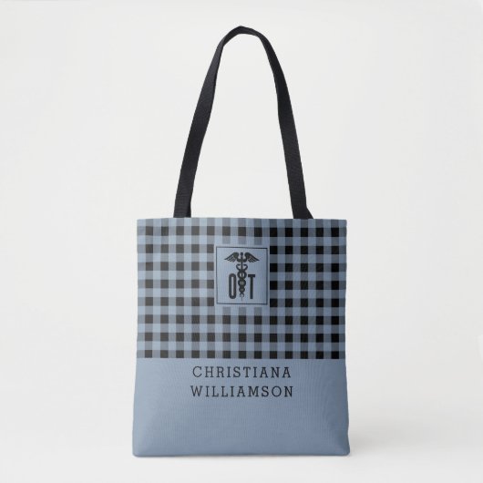 Aangepast spelpatroon voor de beroepsmatige behand tote bag (Voorkant)