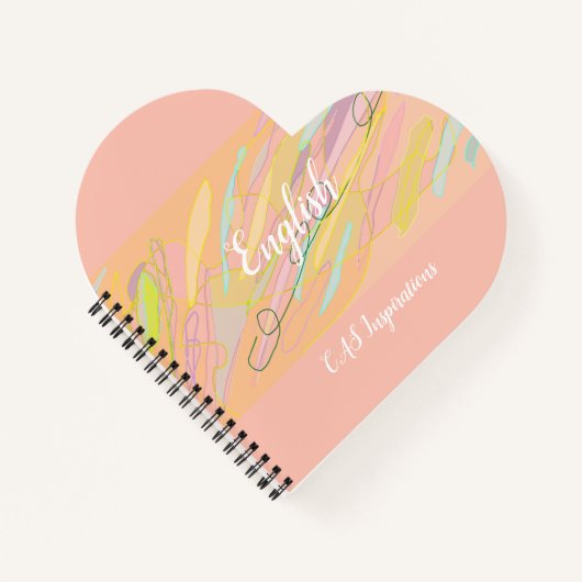 Aangepast spiraal Notitieboek Terug naar school (Voorkant)