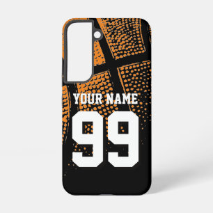 Aangepast sport basketbal shirt nummer samsung galaxy hoesje