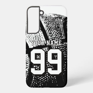 Aangepast sportief basketbal shirt nummer samsung galaxy hoesje