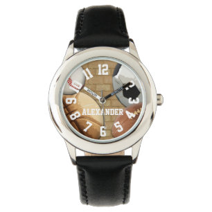 Aangepast sportthema horloge