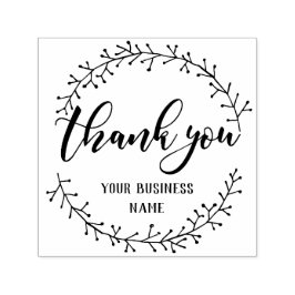 Aangepast sprankje dank je zelfinkende stempel