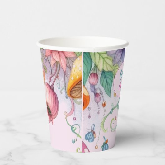 Aangepast Sprookjes Prinses Meisjes Verjaardag Fai Papieren Bekers (Rechts)