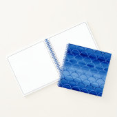 Aangepast spuitpatroon voor blauwWaterverf Notitieboek (Binnen)