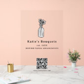 Aangepast staand booth bord logo markt tent banner (Huwelijk)