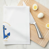 Aangepast standaard anker theedoek (Quarter Fold)