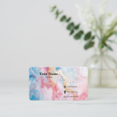 Aangepast standaard Visitekaartje (Staand voorkant)