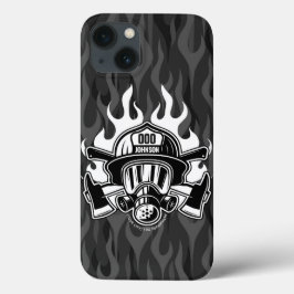 Aangepast station voor brandweerdienst voor brandw Case-Mate iPhone case