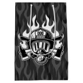 Aangepast station voor brandweerdienst voor brandw medium cadeauzakje (Achterkant)