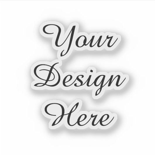 Aangepast Sticker (Voorkant)