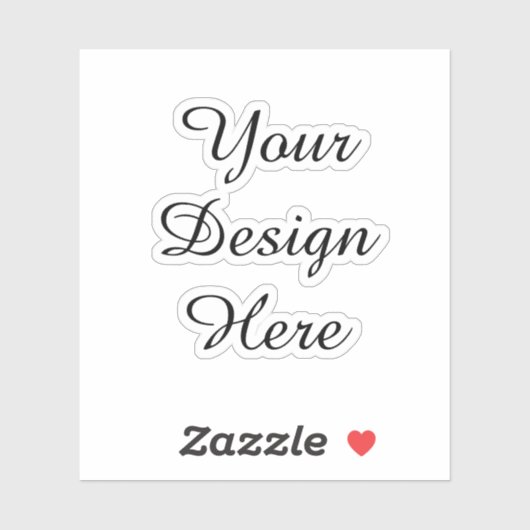 Aangepast Sticker (Vel)