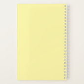 Aangepast stofpatroon Kleurrijk Exotisch naaien Notitieboek (Achterkant)