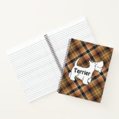 Aangepast stootpatroon stijlvol design tartan-gebl notitieboek (Binnen)