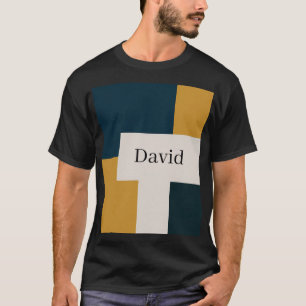 Aangepast strak minimalistisch elegant ontwerp t-shirt
