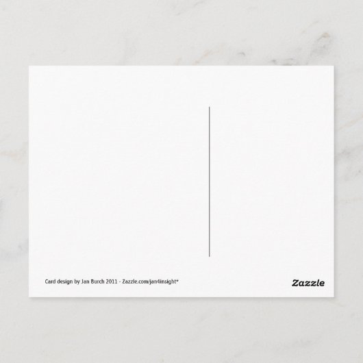 Aangepast stralingsniveau briefkaart (Achterkant)