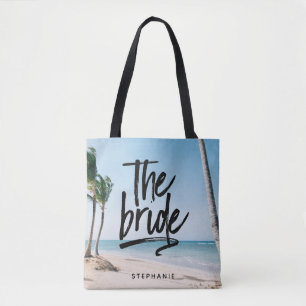 Aangepast strand De Canvas tas van de Bride