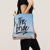 Aangepast strand De Canvas tas van de Bride (Dichtbij)
