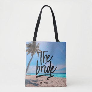 Aangepast strand De Canvas tas van de Bride