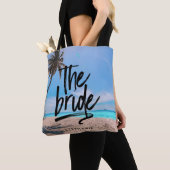 Aangepast strand De Canvas tas van de Bride (Dichtbij)
